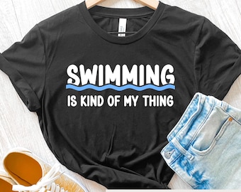 Swimmer T-Shirt, Swim Coach Gift for Swimming Lover