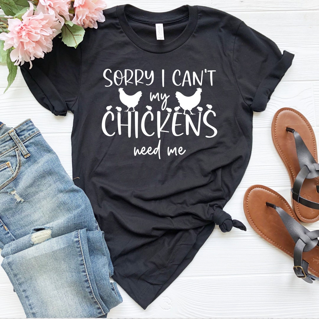 Chicken Shirt Farm Shirt Chicken Lover Shirt Women's Chicken Shirt