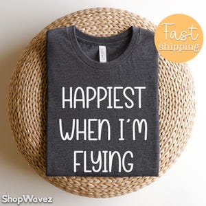 Flight Attendant Gift for Stewardess Shirt, Flight Attendant Shirt, Pilot Instructor Airplane Pilot Gift for Her Him Pilot Shirt Aviation