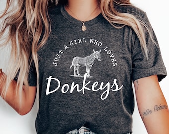 Donkey Lover Shirt, Farm Animal Owner Farmer Gift