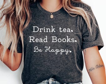 Book Lover Shirt, Bibliophile Gift, Reading Teacher or Librarian tee