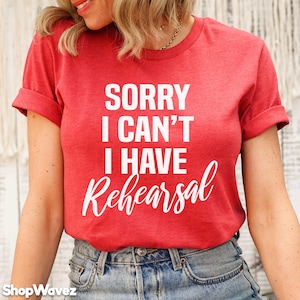 Theatre Rehearsal T-Shirt, Drama Class Teacher