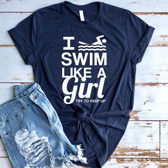 girls swim shirt