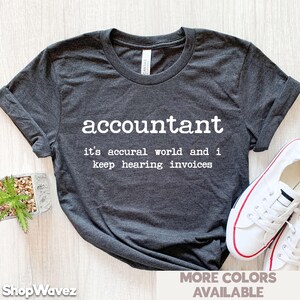Funny Accountant Shirt Future Accountant Gift Bookkeeping Shirts Female Accountant Graduation Gift for Accountant