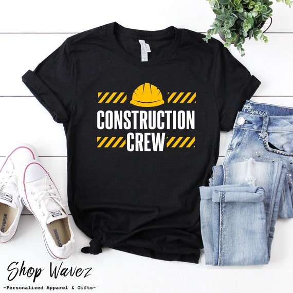 Contractor Gift, Construction Crew Shirt Construction shirt for men