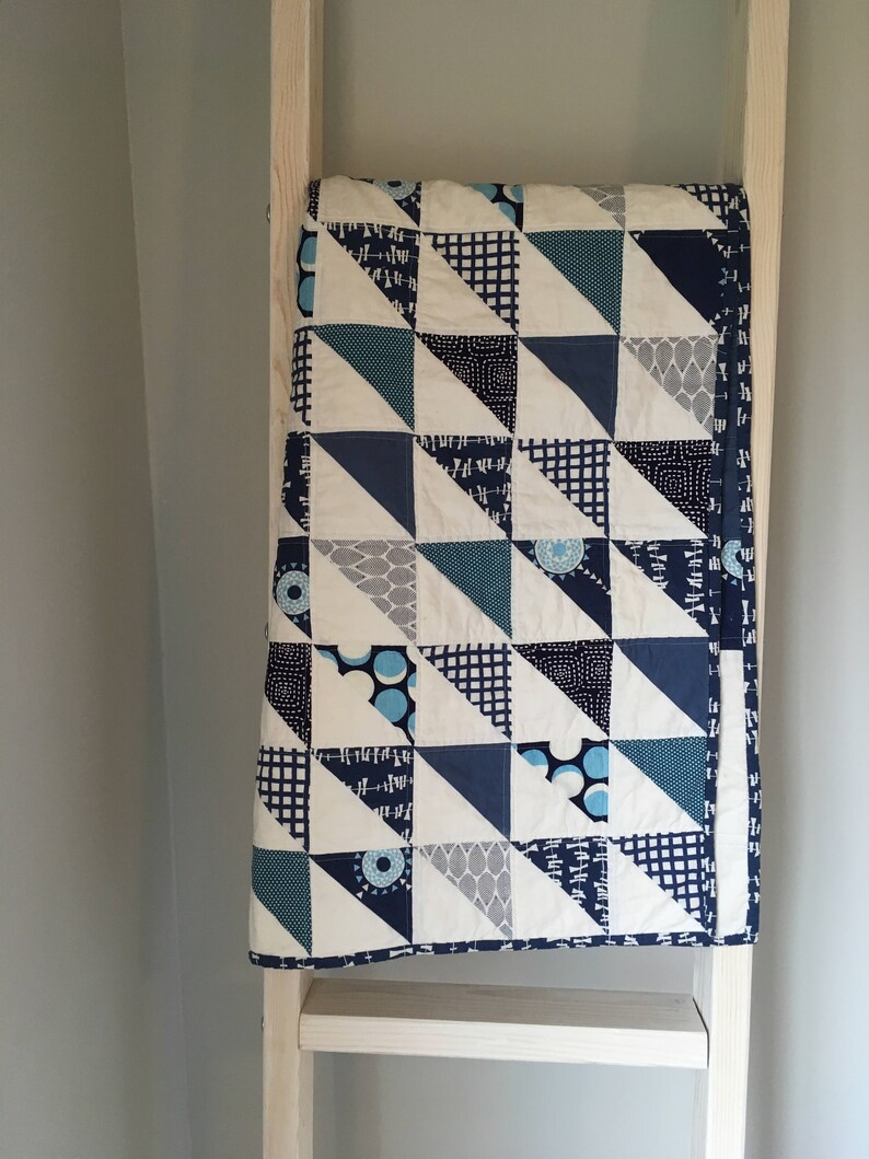 Custom quilt listing for modern baby quilt Etsy