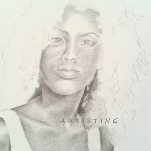 MULATO Metisseposter fine art drawing in pencil image 4