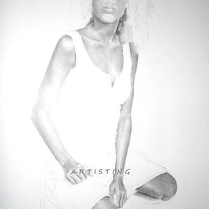 MULATO Metisseposter fine art drawing in pencil image 5