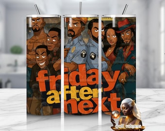 Friday After Next - Cartoonversie - Gratis achtergronden - 20 oz Tumbler Wrap (digitale download)