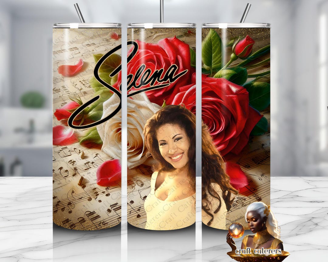 Selena - Red Roses - 20oz Tumbler Wrap (digital Download) - Etsy