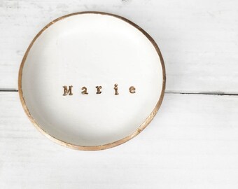 Customize Your Own MonogrammedPersonalized Jewerly Dish