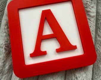 Toy Story Inspired Letters and Alphabet Blocks - Customizable