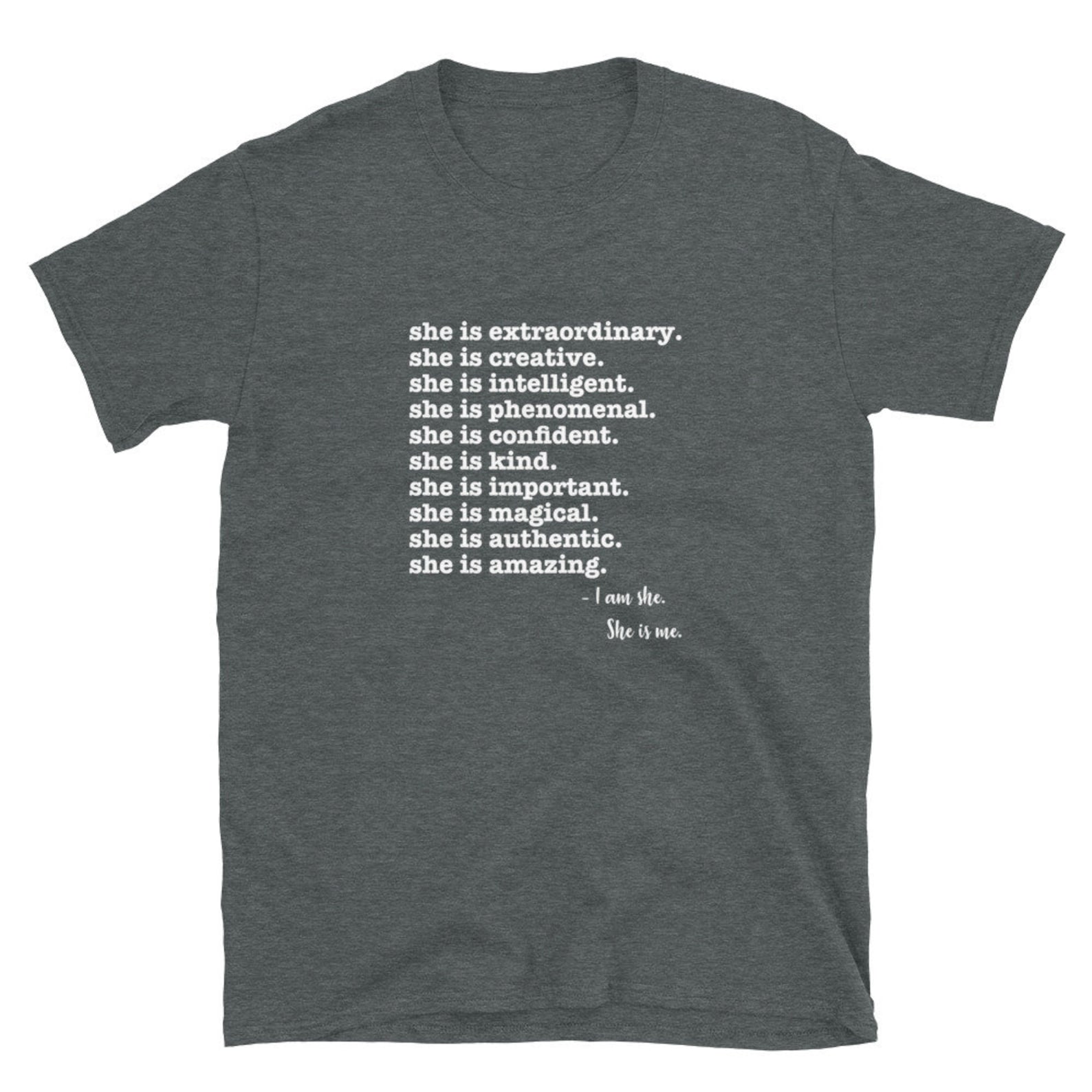 I am She. She is Me. Short-Sleeve Unisex T-Shirt | Etsy