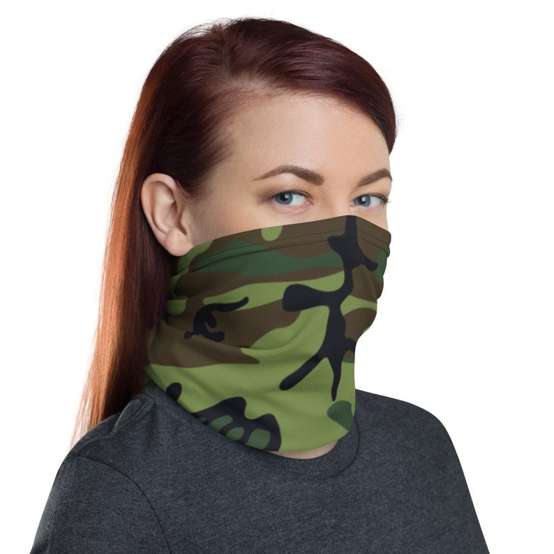 Camouflage Army Military Camo Neck Gaiter For Men and Women Etsy