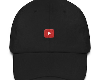 YouTube Play Icon Dad hat