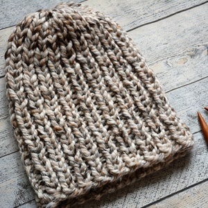 Hand Knitted Hat Winter Hat Knit Beanie Brige Colors Women&#39;s Hat