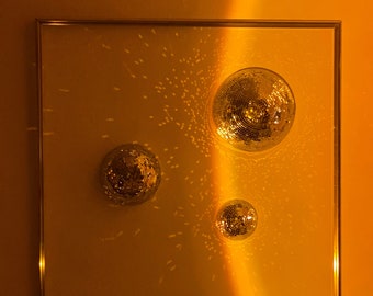 disco ball wall decor