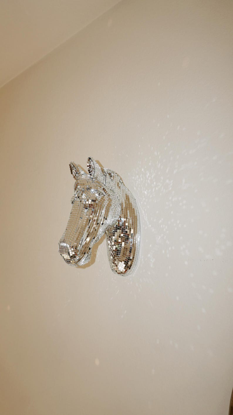disco pony wall art home decor