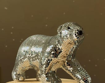 disco polar bear bear home decor