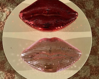 disco lips disco art