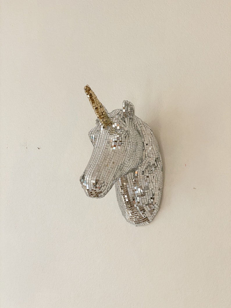 disco unicorn wall mount image 4