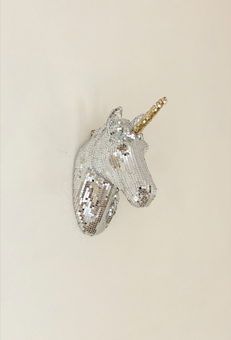 disco unicorn wall mount image 3