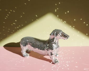 disco dachshund dog home decor