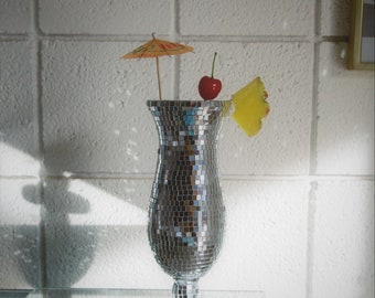 disco piña colada glass home decor