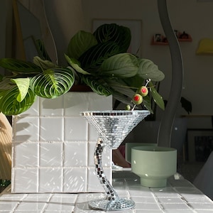 kronkelende disco martini glazen woondecoratie