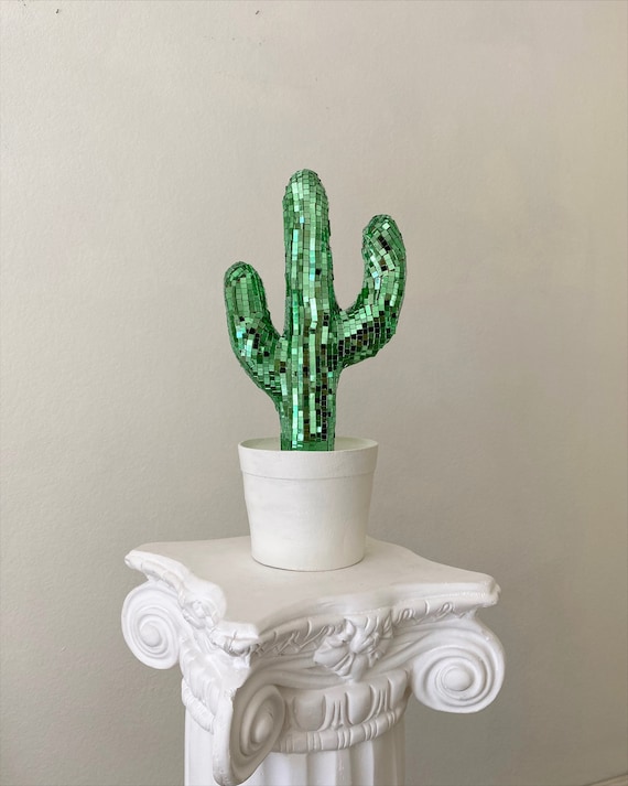 Green Disco Cactus Home Decor - Etsy