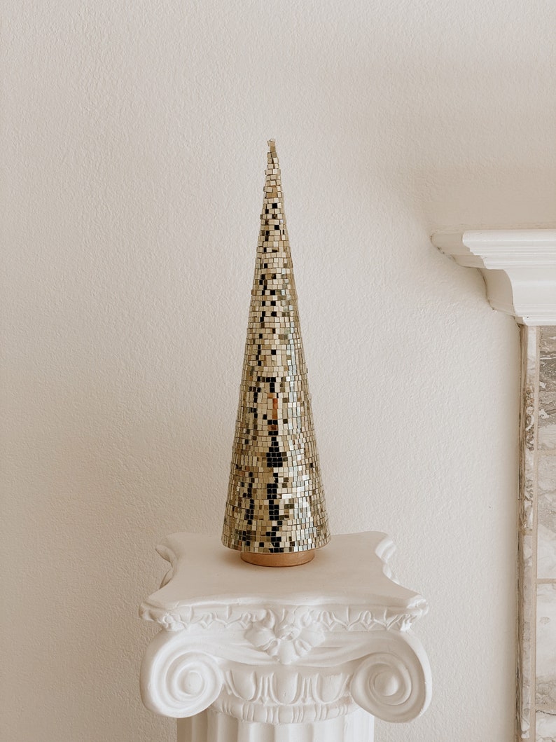 Disco Holiday Tree Home Decor Disco Ball Christmas Tree Etsy