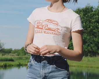 Keep Rollin - Cropped tee