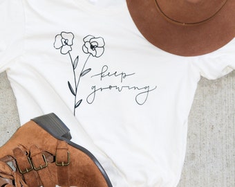 Keep Growing Tee - Ivory