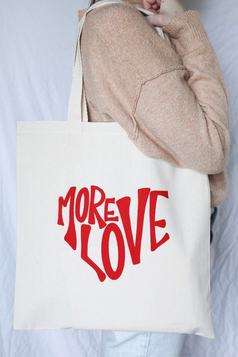 More Love Tote Bag Natural