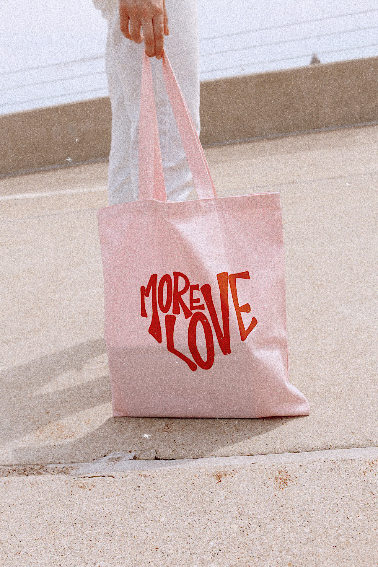Victoria's Secret Love Pink Logo Tote Bag - The Treasured Hippie