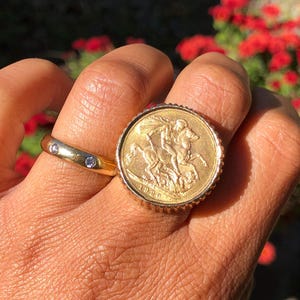 Vintage British Hallmarked 22k Gold Rings - Etsy