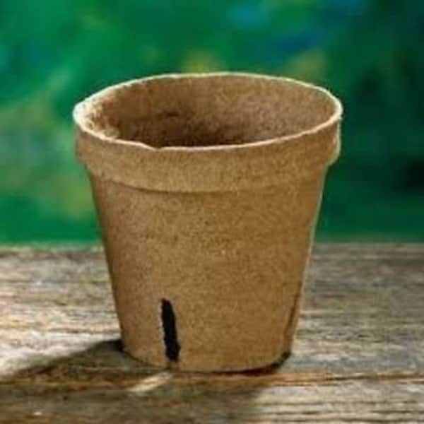 Jiffy Pot, Single Round 2.25"x2.25" Pots, Biodegradable, Country Creek Acres