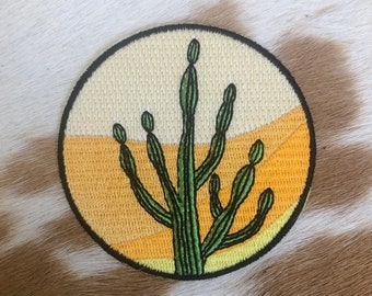 Patch woestijnzonsondergang