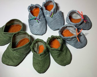 Puppenschuhe 4,5 bis 5 cm Fußlänge