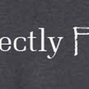 May include: A dark gray long-sleeve shirt with the text "Perfectly Flawed" in white lettering.