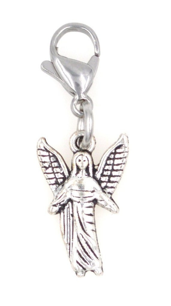 Its All About...You Rose Stainless Steel Clasp Clip on Charm 79Af