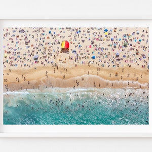 Coogee Summer, Sydney, Professional Print , Un Framed Wall Art , Sydney Wall Decor, Aerial Boho Art Photo, Large Prints , 12x8, 18x12 24x16 image 5