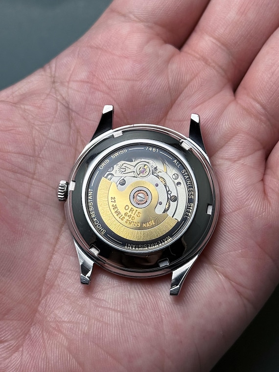 Vintage ORIS Reverse Pointer Date Small Seconds B… - image 11