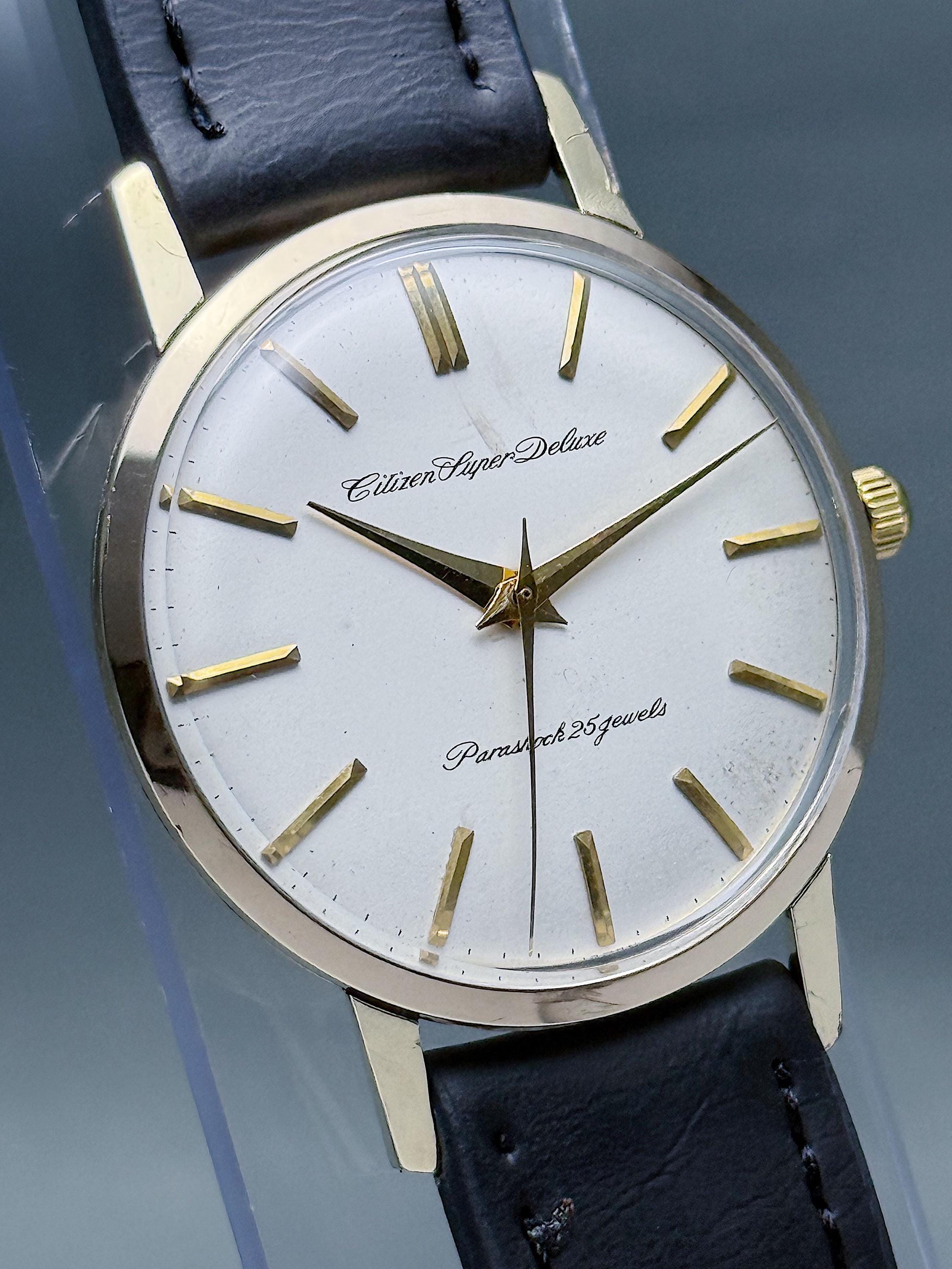 Vintage Citizen Super Deluxe 14k Gold Filled 80 Microns - Etsy