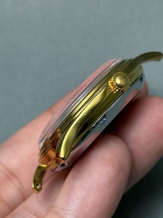 Vintage ORIS Reverse Pointer Date Small Seconds B… - image 12