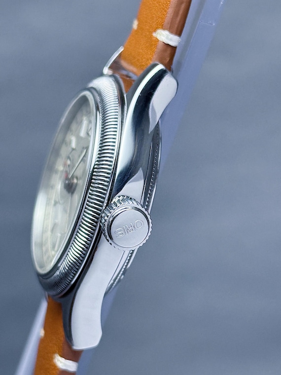 Vintage ORIS BIG Crown Reverse Pointer date Small… - image 5