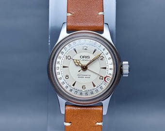 Vintage ORIS BIG Crown Pointer Date Automatic 7400 Etsy Canada