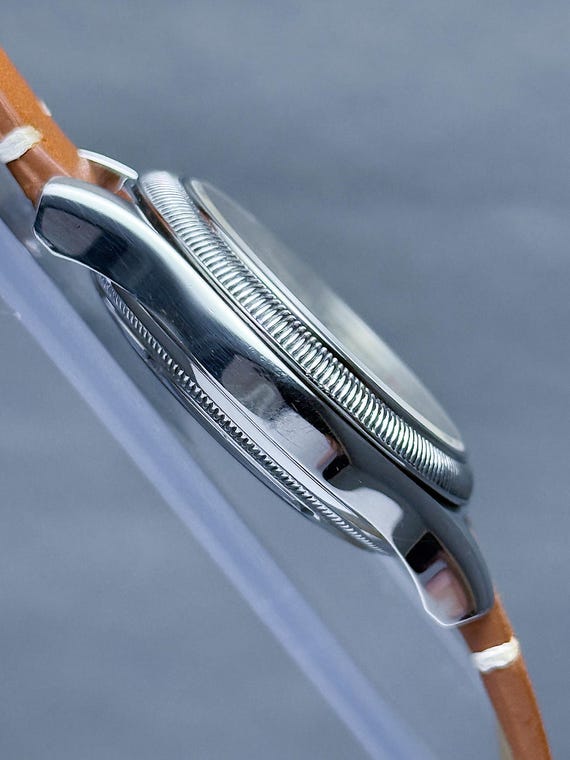 Vintage ORIS BIG Crown Reverse Pointer date Small… - image 6