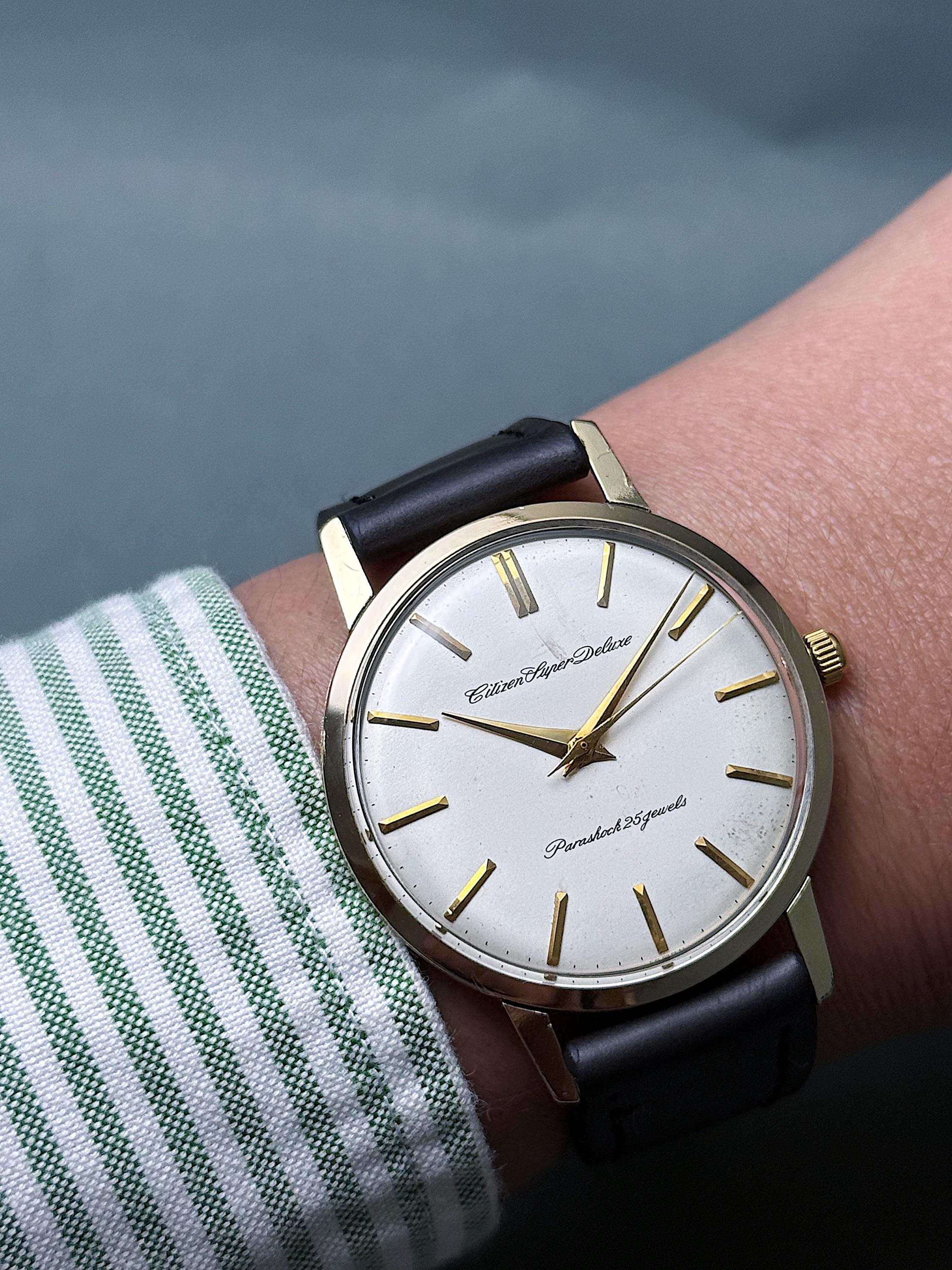 ヴィンテージ シチズン スーパーデラックス 14K ゴールドフィルド 80