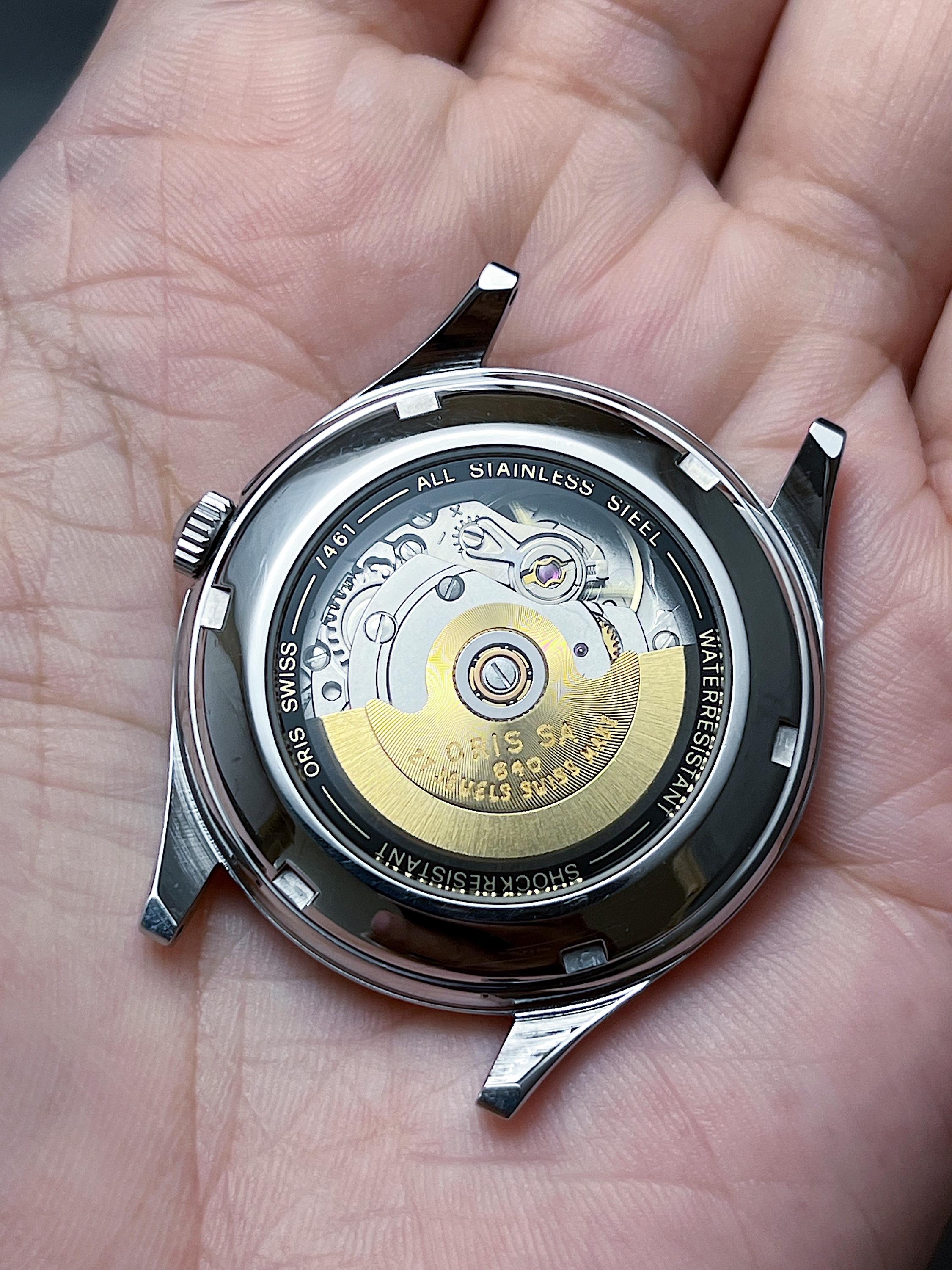 Reloj vintage ORIS con puntero inverso y fecha y segundos pequenos Etsy Espana